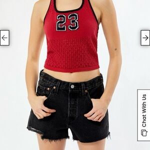 Levi’s Black 501 Denim Shorts